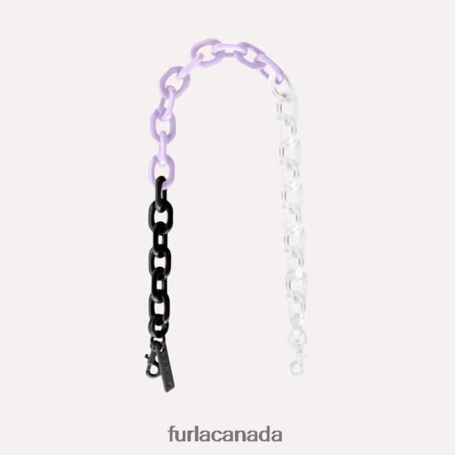 Candy shoulder strap black/iris/clear Furla Women JJN26T238 Accessories