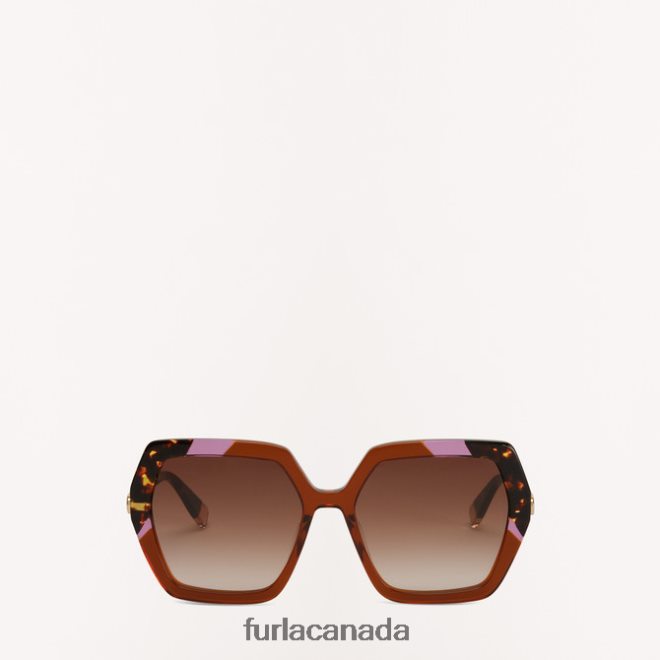Sunglasses SFU684 sunglasses cognac h Furla Women JJN26T226 Accessories