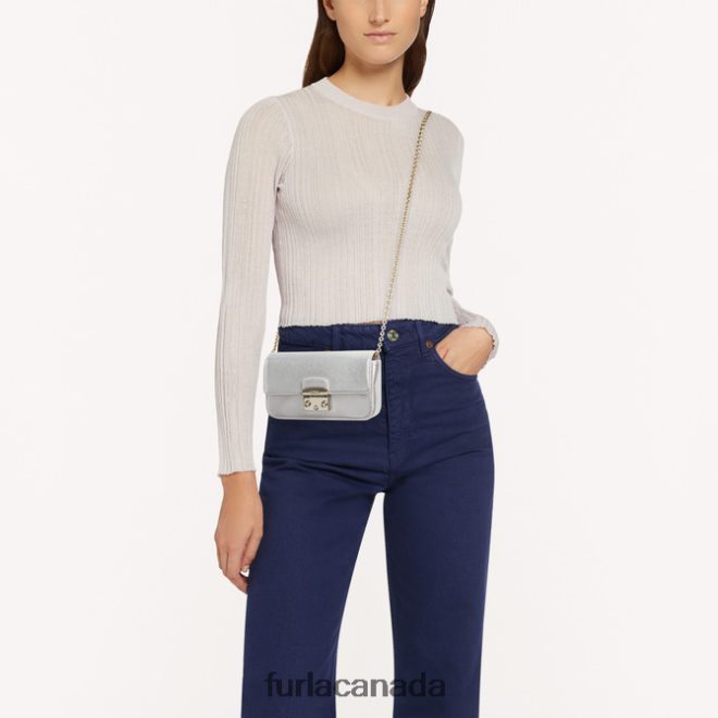 Metropolis mini bag m color silver Furla Women JJN26T72 Accessories