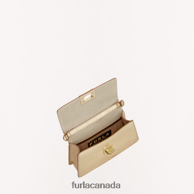 Zoe shoulder bag mini color gold Furla Women JJN26T80 Accessories