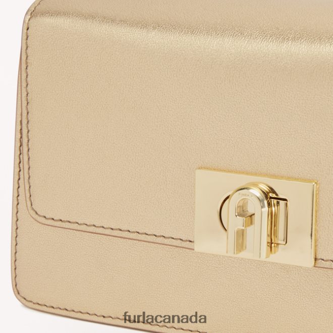 Zoe shoulder bag mini color gold Furla Women JJN26T80 Accessories