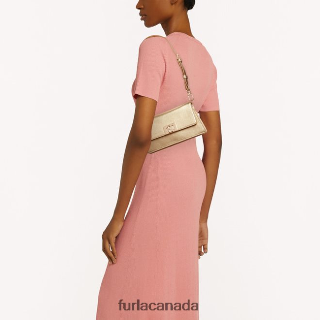 Zoe shoulder bag mini color gold Furla Women JJN26T80 Accessories