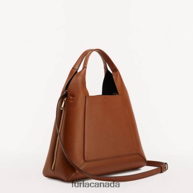 Gilda tote l cognac h/nero Furla Women JJN26T61 Accessories