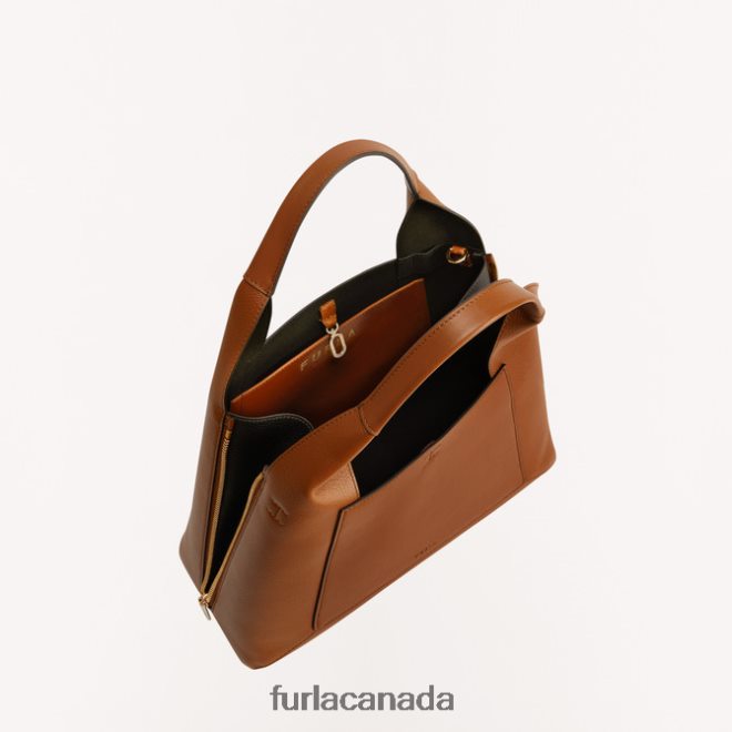 Gilda tote l cognac h/nero Furla Women JJN26T61 Accessories