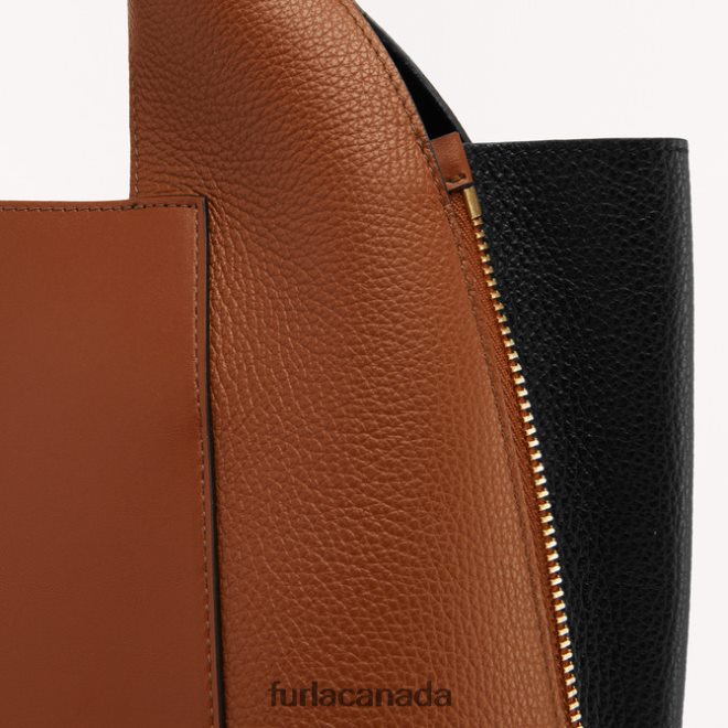 Gilda tote l cognac h/nero Furla Women JJN26T61 Accessories