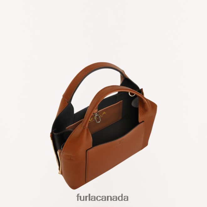 Gilda tote m cognac h/nero Furla Women JJN26T55 Accessories
