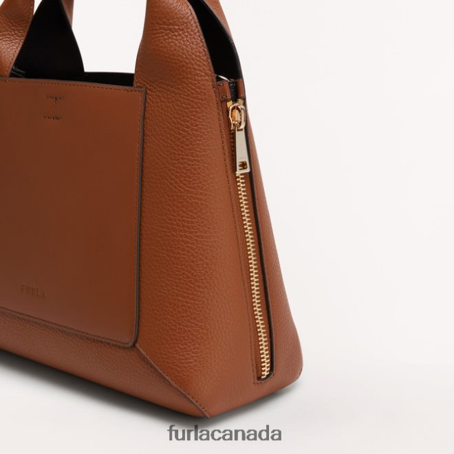 Gilda tote m cognac h/nero Furla Women JJN26T55 Accessories