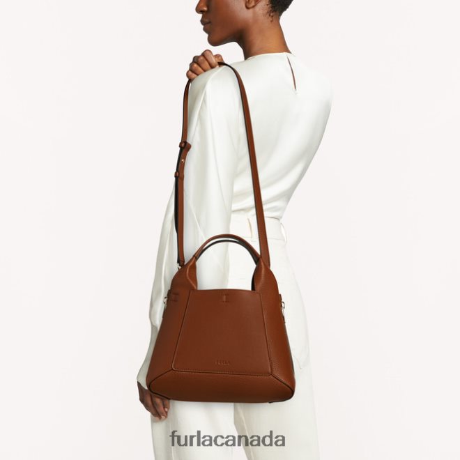Gilda tote m cognac h/nero Furla Women JJN26T55 Accessories