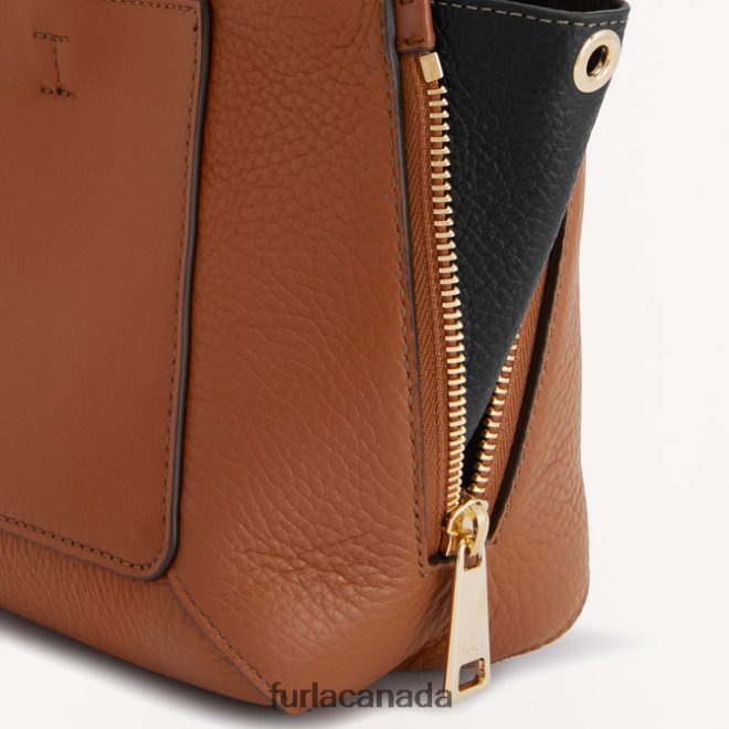 Gilda tote mini cognac h/nero Furla Women JJN26T57 Accessories