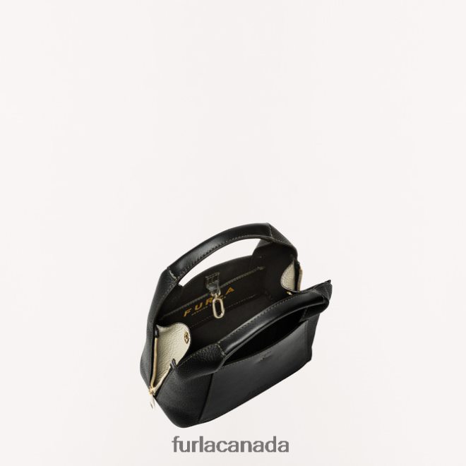 Gilda tote mini nero/marmo c Furla Women JJN26T58 Accessories