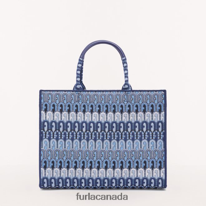 Opportunity tote l toni blue denim Furla Women JJN26T8 Accessories