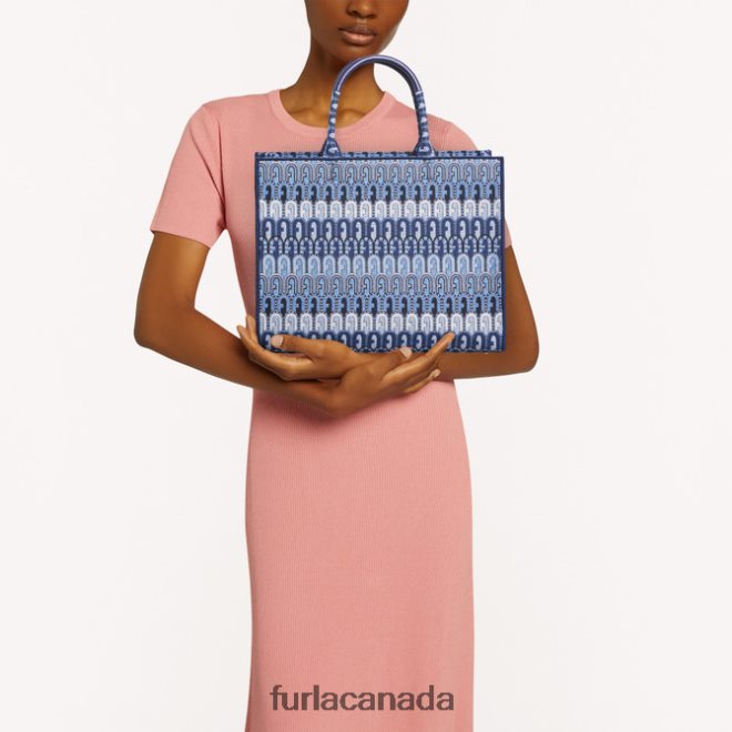 Opportunity tote l toni blue denim Furla Women JJN26T8 Accessories
